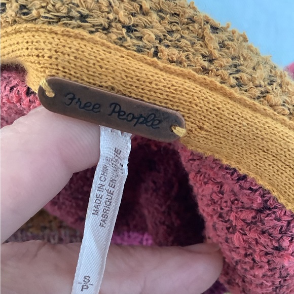 Free People | Candyland Striped Rainbow Sweater | Size S - Picture 5 of 9